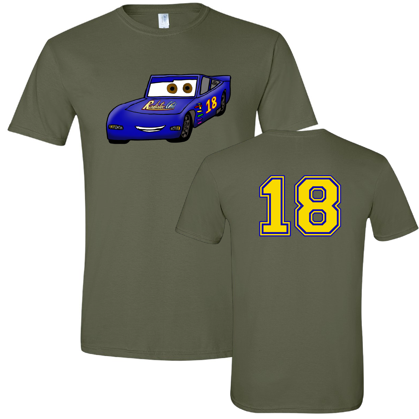 Short Sleeve T-Shirt with Radiator Comet Car Logo – Gildan Softstyle