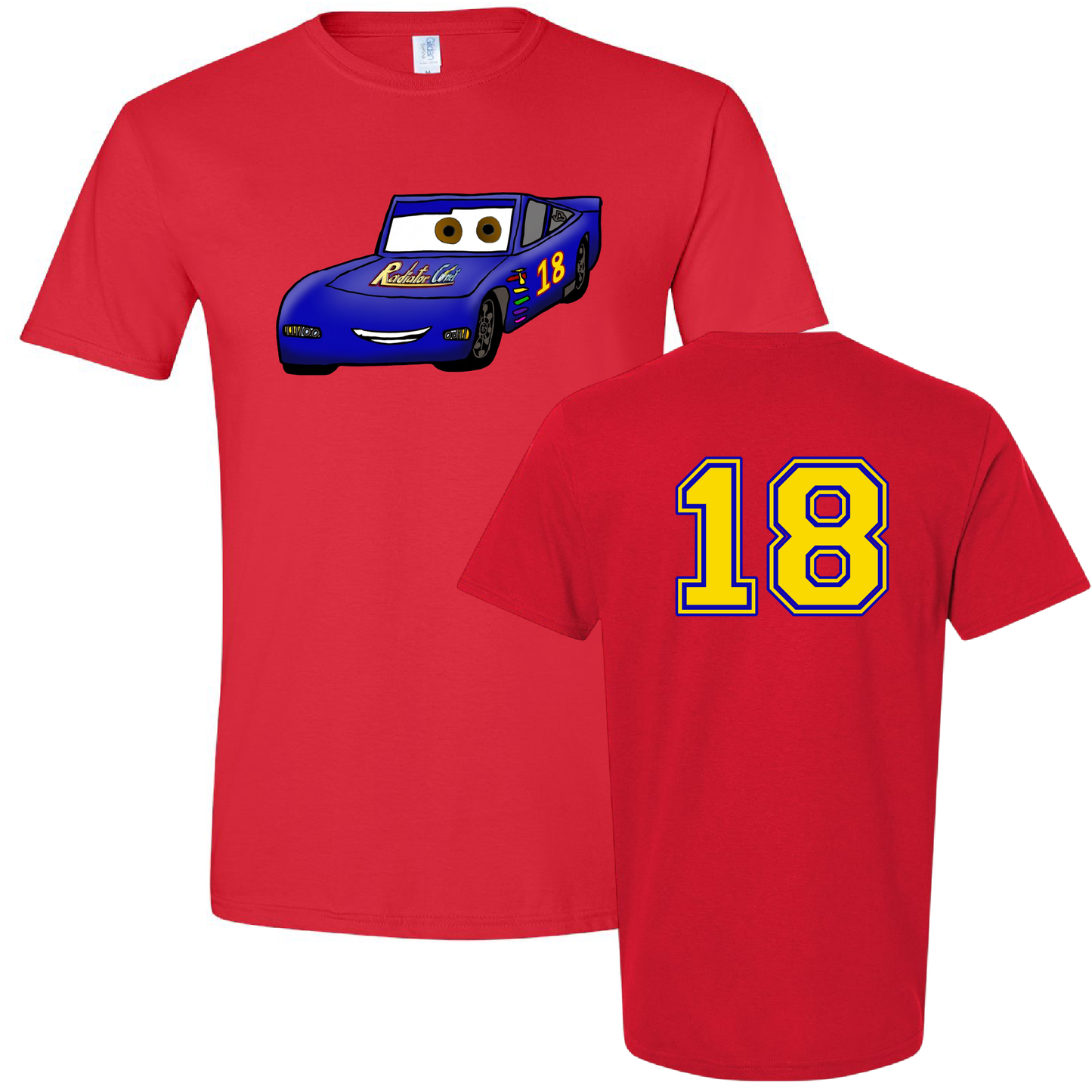 Short Sleeve T-Shirt with Radiator Comet Car Logo – Gildan Softstyle